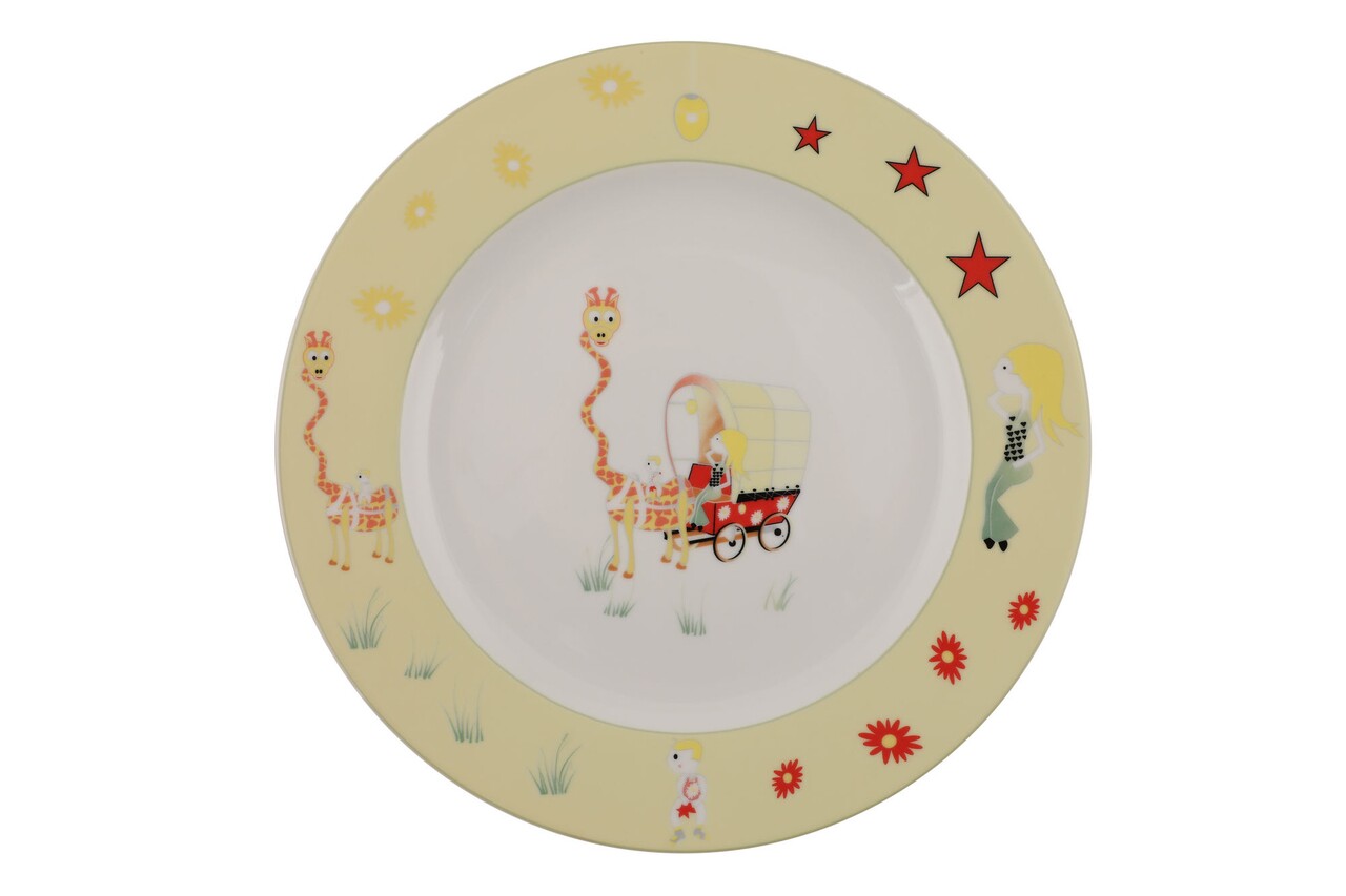 Kutahya Porselen Étkészlet Gyerekeknek, CRN05MT9014080, 5 Darabos, Porcelán, Színes