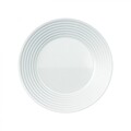 Marinex Saturn lapos tányér, 26 cm, opál, fehér