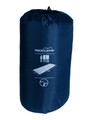 Sac de dormit pentru camping L, 180x74 cm, poliester, albastru inchis