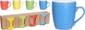 Embossments 2 db Bögre, 380 ml, porcelán, színes