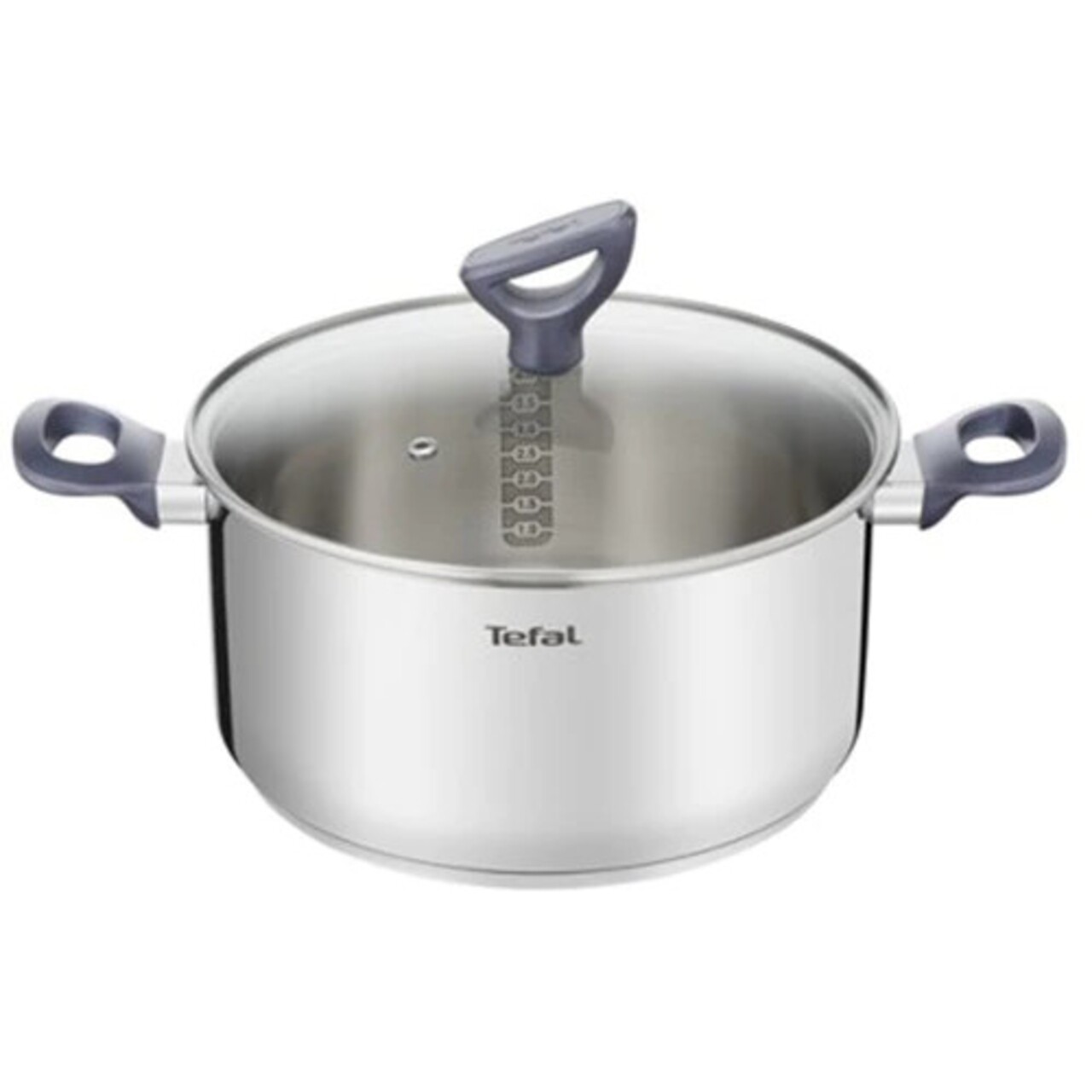 Edény fedővel, Tefal, Daily Cook, 24 cm Ø, rozsdamentes acél / alumínium / üveg