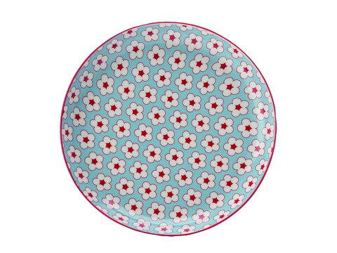 Stretch tányér, Maxwell & Williams, Cotton Bud Svelomodry, 23 cm Ø, porcelán, többszínű
