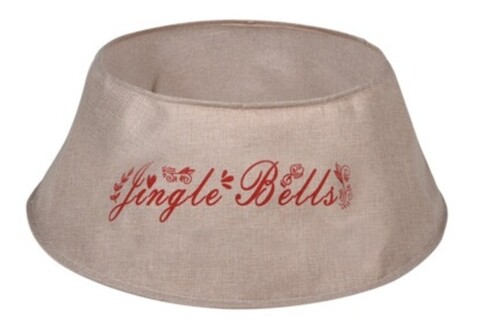 Jingle Bells Fenyőfa tartó huzat, 40/60x25 cm, poliészter