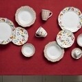 Cappettata Biancospino 6 db Csésze kistányérral, Tognana, 95 ml, porcelán, többszínű