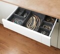 Set 7 organizatoare pentru dulap, Wenko, Felt, 28.5 x 5 x 20 cm, poliester, gri