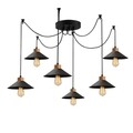 Manavgat N-559 Csillár, Noor, 100 x 144 cm, 6 x E27, 100W, fekete