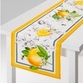 Citrom asztali keresztléc, Ambition, 40x150 cm, poliészter, sárga